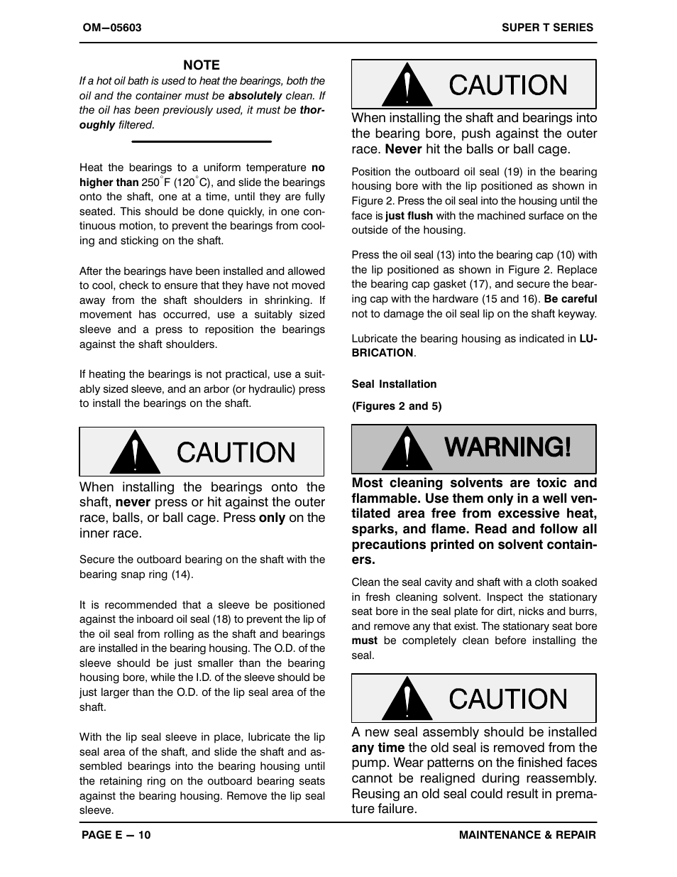 Gorman-Rupp Pumps T6B3S-B /F,/FM,/WW,/WWS User Manual | Page 32 / 39