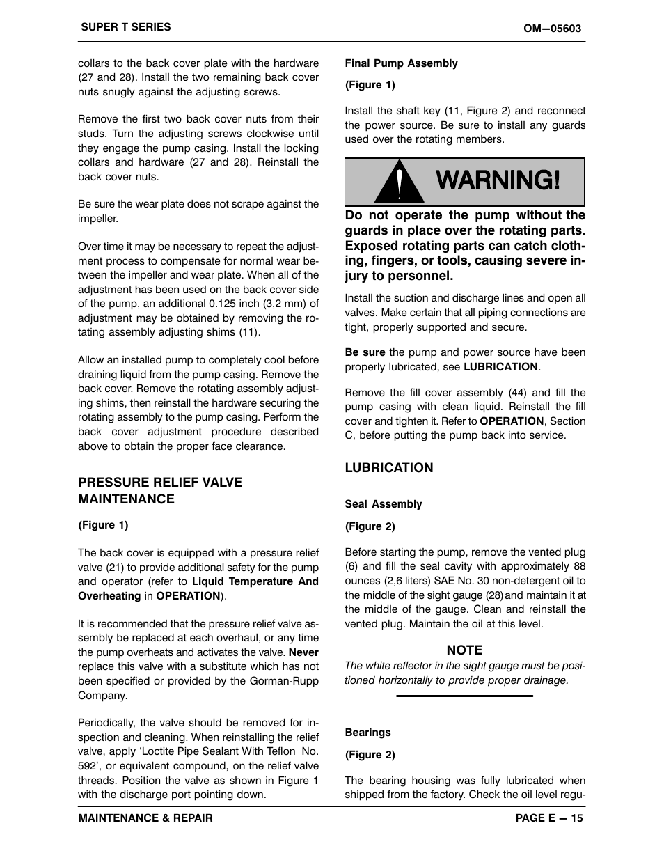 Gorman-Rupp Pumps T6B3S-B /F,/FM,/WW,/WWS User Manual | Page 37 / 39