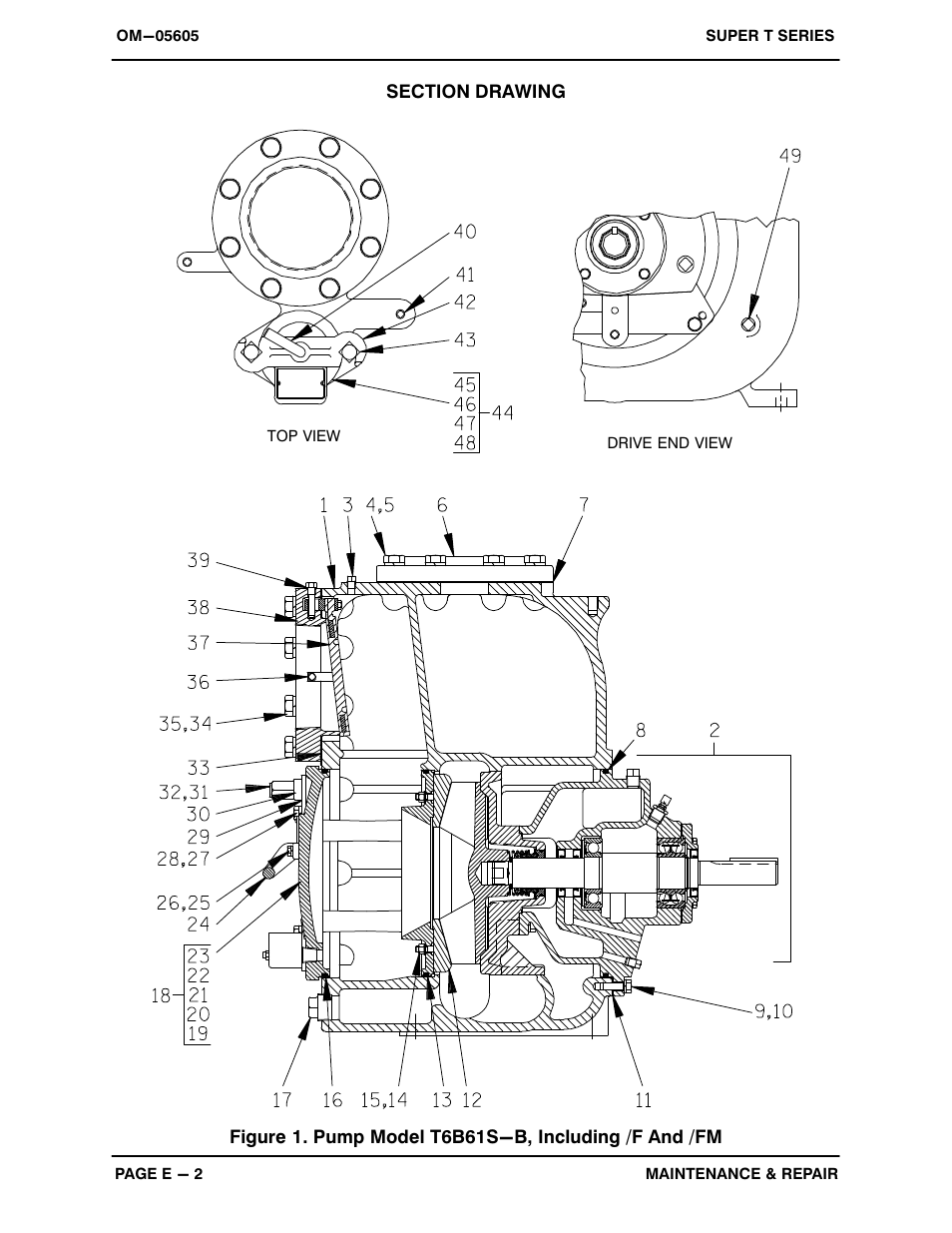 Gorman-Rupp Pumps T6B61S-B /F,/FM User Manual | Page 24 / 37