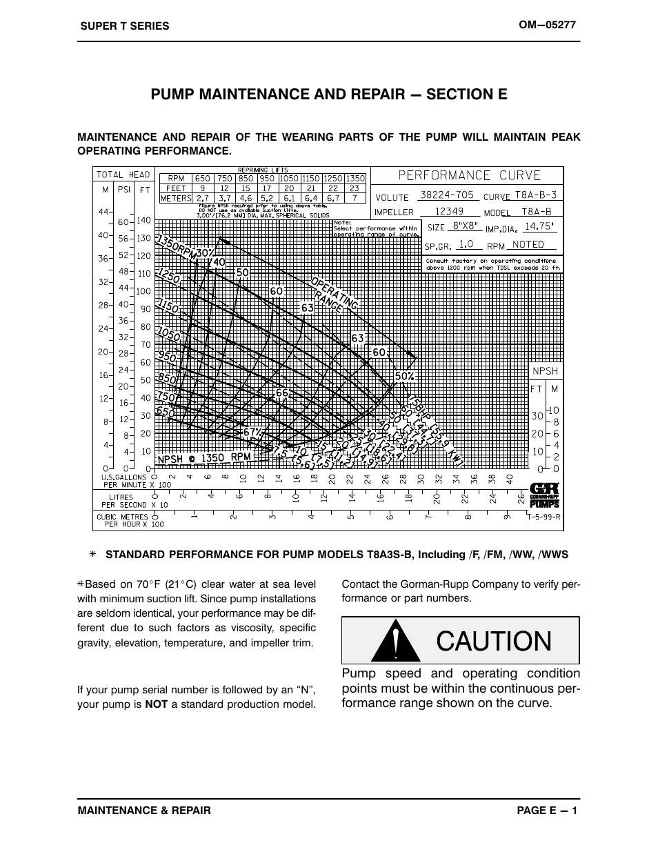 Gorman-Rupp Pumps T8A3S-B /F,/FM,/WW,/WWS User Manual | Page 23 / 40