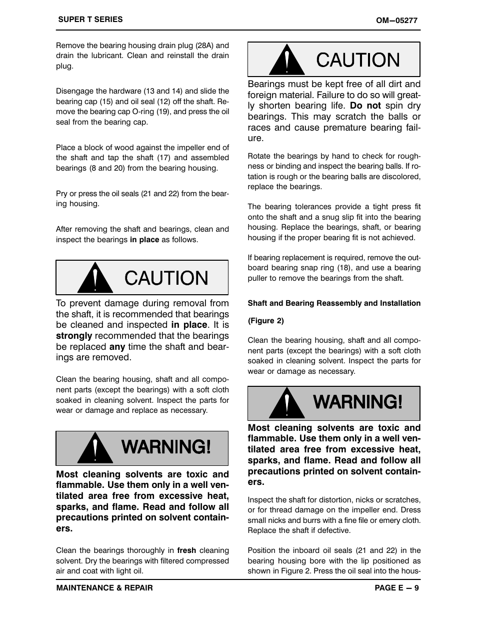 Gorman-Rupp Pumps T8A3S-B /F,/FM,/WW,/WWS User Manual | Page 31 / 40