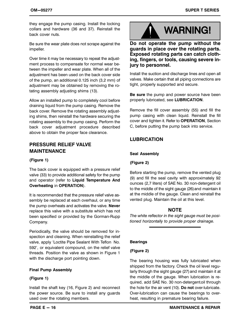 Gorman-Rupp Pumps T8A3S-B /F,/FM,/WW,/WWS User Manual | Page 38 / 40