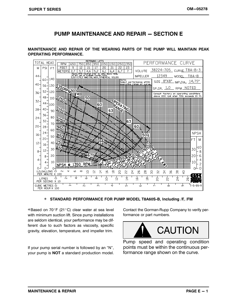 Gorman-Rupp Pumps T8A60S-B /F,/FM User Manual | Page 23 / 40