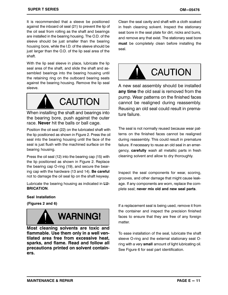 Gorman-Rupp Pumps T8A61S-B /F,/FM User Manual | Page 33 / 38