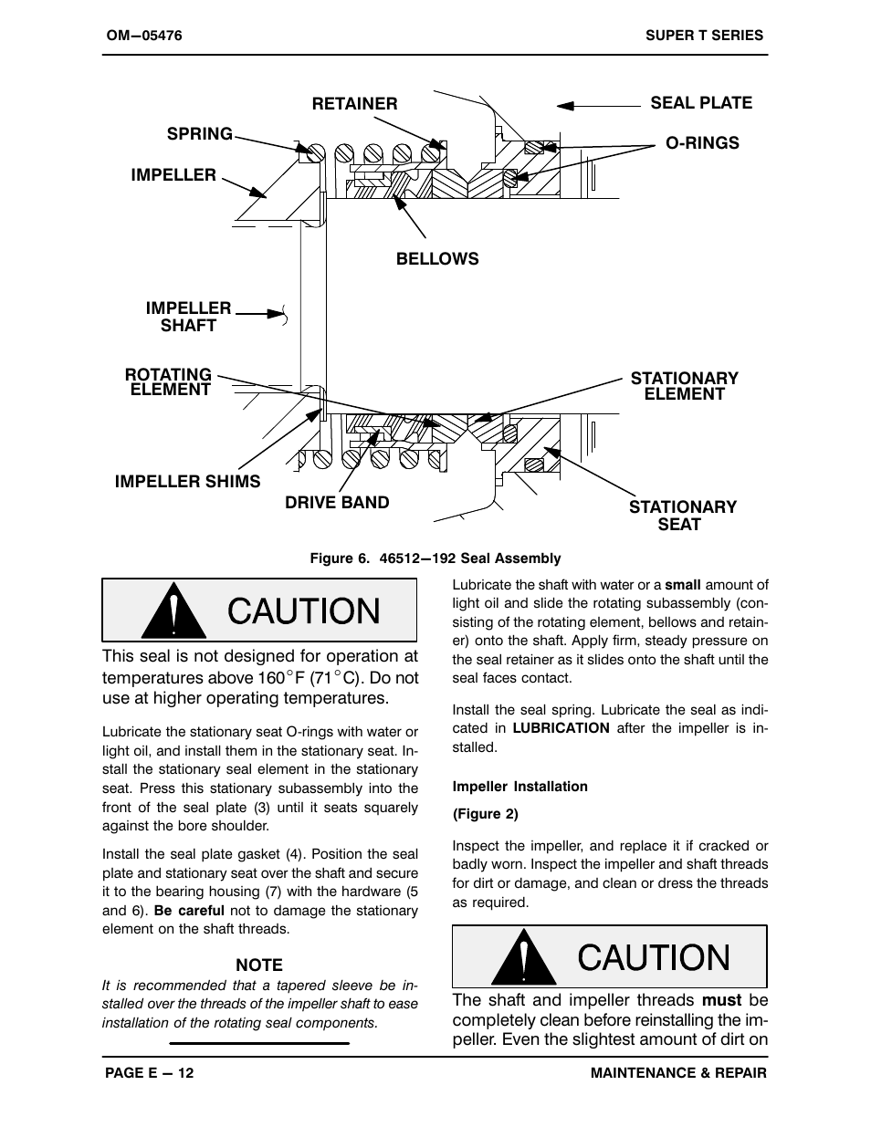 Gorman-Rupp Pumps T8A61S-B /F,/FM User Manual | Page 34 / 38