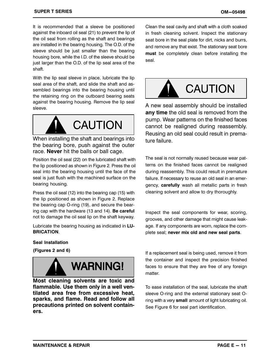 Gorman-Rupp Pumps T8A65S-B /F,/FM User Manual | Page 33 / 38