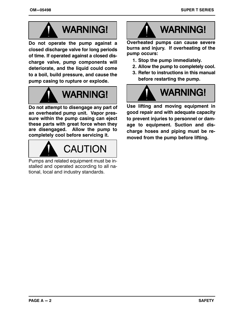 Gorman-Rupp Pumps T8A65S-B /F,/FM User Manual | Page 7 / 38