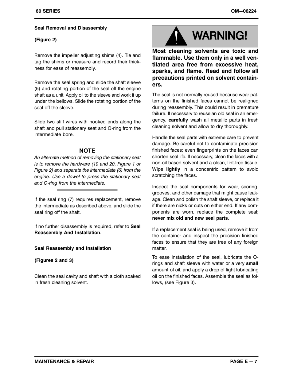 Gorman-Rupp Pumps 62 1/2A1-L100 S/G S2 93740 CA and up User Manual | Page 23 / 26