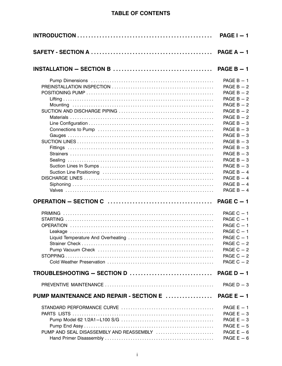 Gorman-Rupp Pumps 62 1/2A1-L100 S/G S2 93740 CA and up User Manual | Page 3 / 26