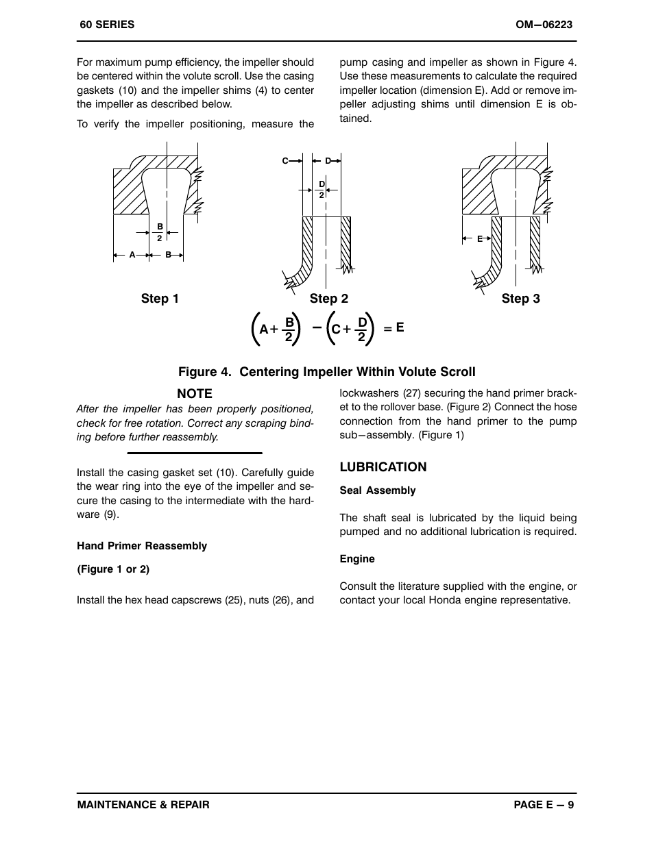 Gorman-Rupp Pumps 62 1/2A1-GX390 S/2 93740 CA and up User Manual | Page 25 / 26