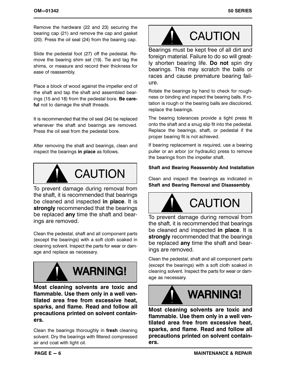 Gorman-Rupp Pumps 54J20-B 1410811 and up User Manual | Page 28 / 34