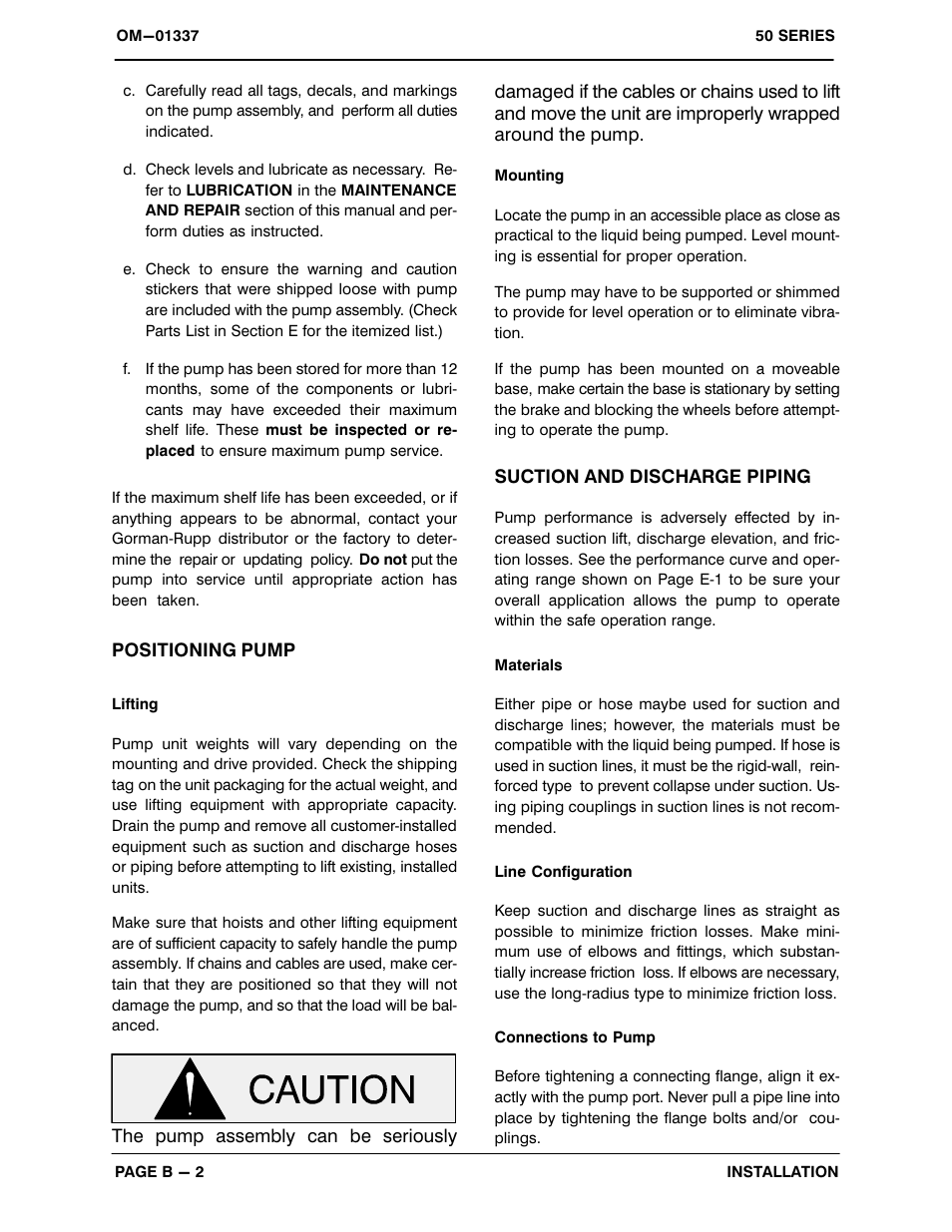 Gorman-Rupp Pumps 54J2-B 1424552 and up User Manual | Page 9 / 34