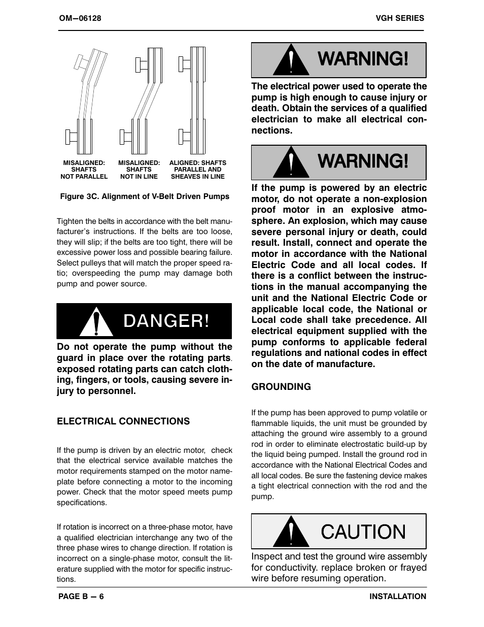 Gorman-Rupp Pumps VGH5B31-B 1379872 thru 1211802 User Manual | Page 13 / 33