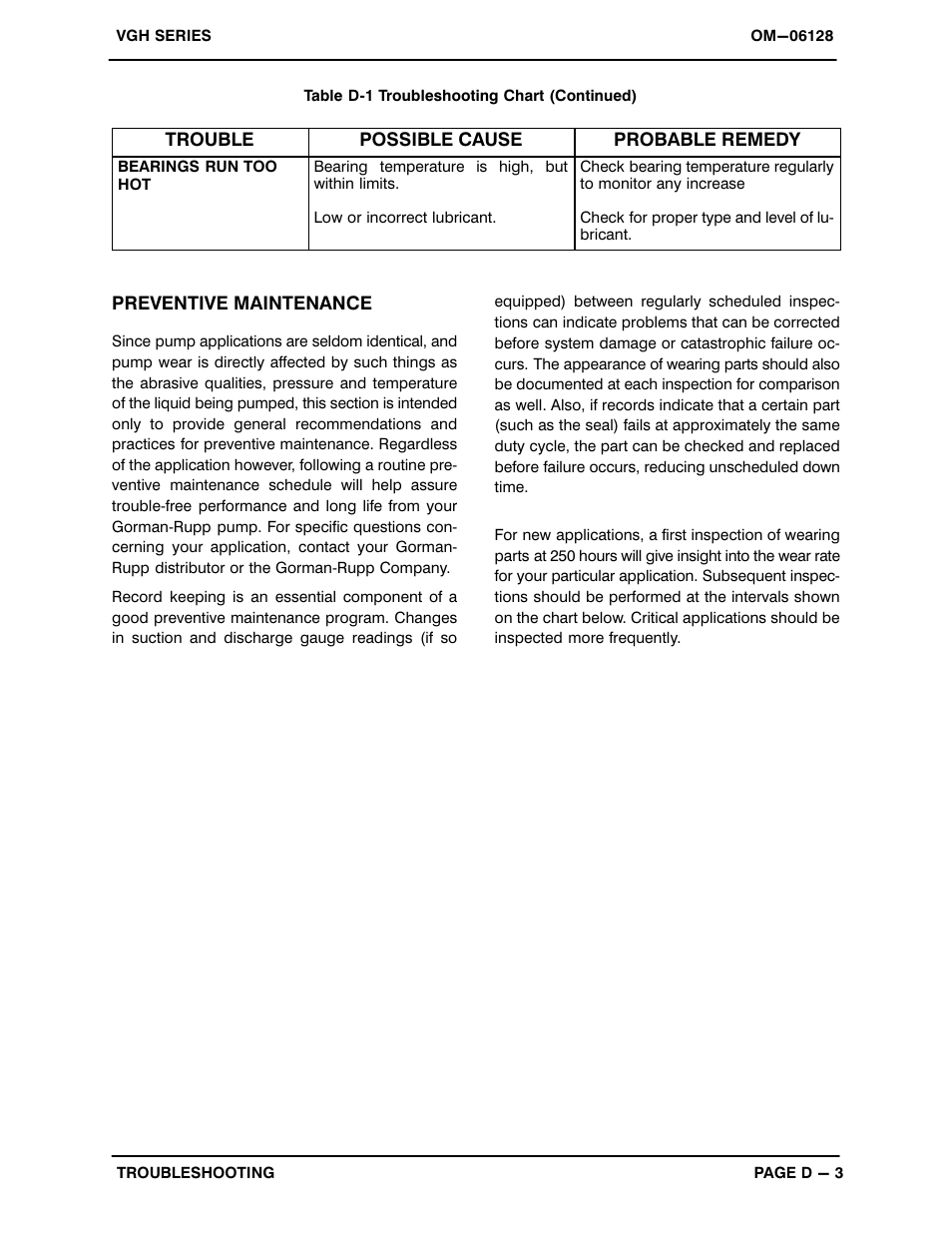 Gorman-Rupp Pumps VGH5B31-B 1379872 thru 1211802 User Manual | Page 21 / 33