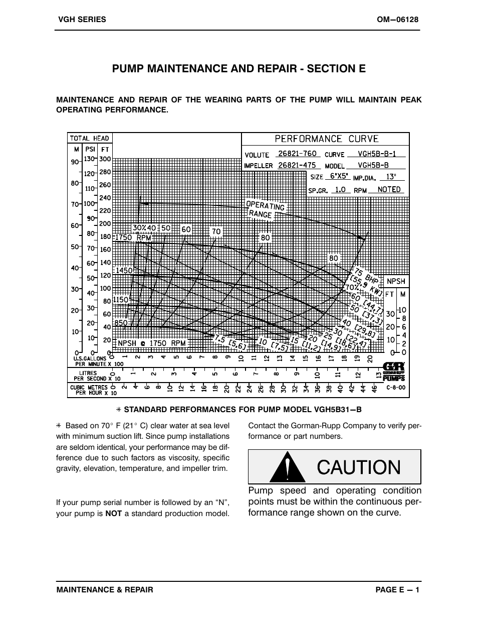 Gorman-Rupp Pumps VGH5B31-B 1379872 thru 1211802 User Manual | Page 23 / 33