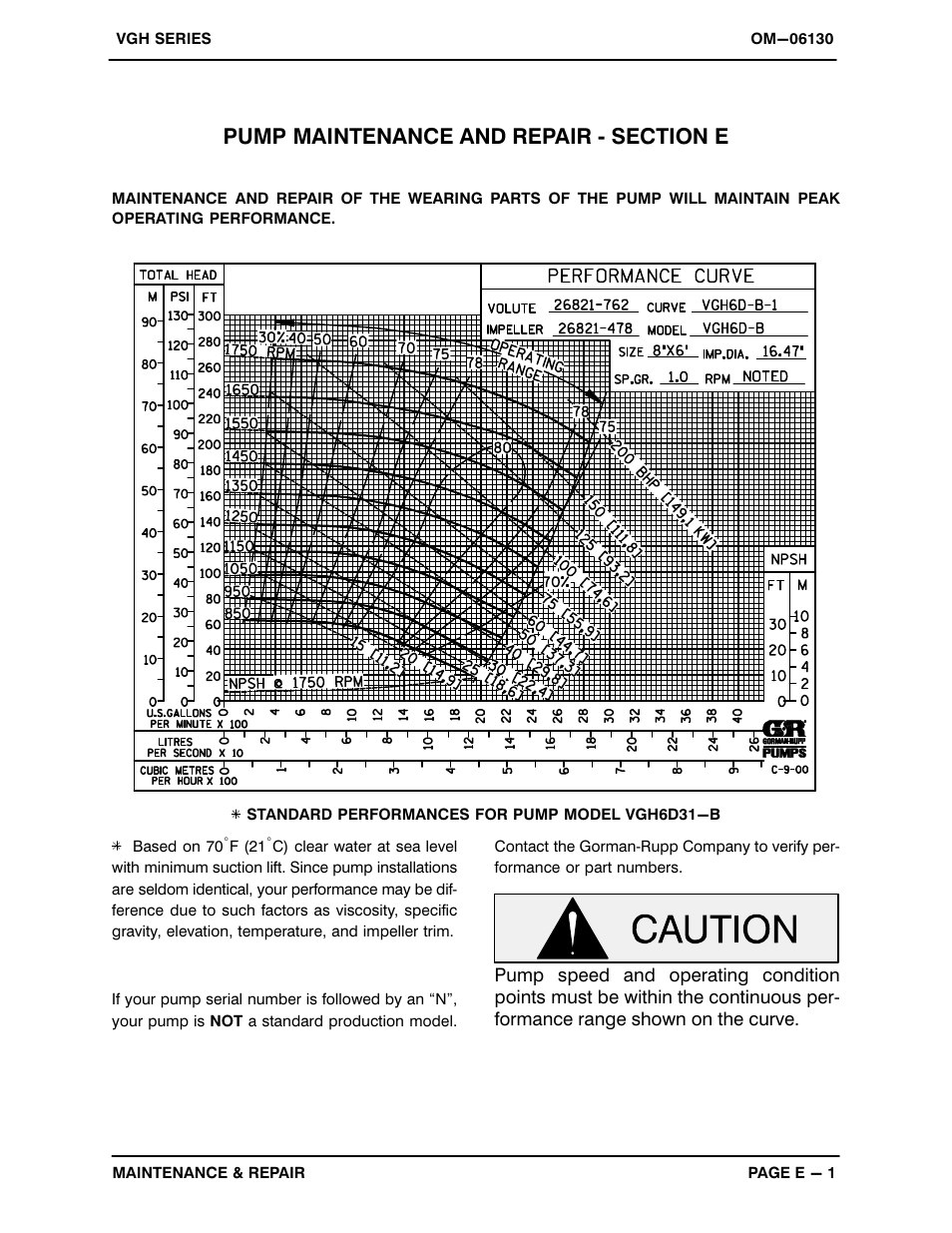 Gorman-Rupp Pumps VGH6D31-B 1379872 thru 1208732 User Manual | Page 23 / 33