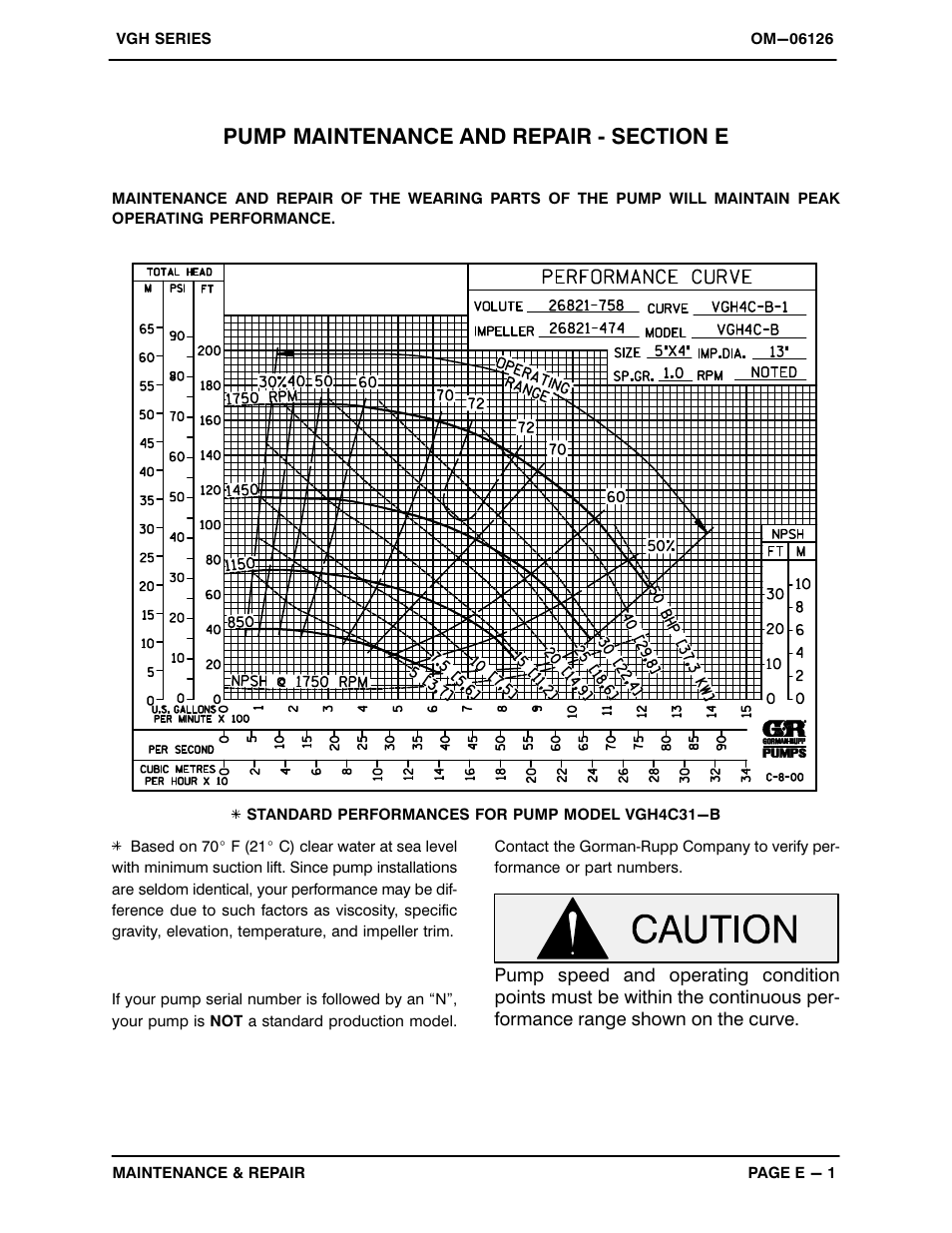 Gorman-Rupp Pumps VGH4C31-B 1379872 thru 1210169 User Manual | Page 23 / 33