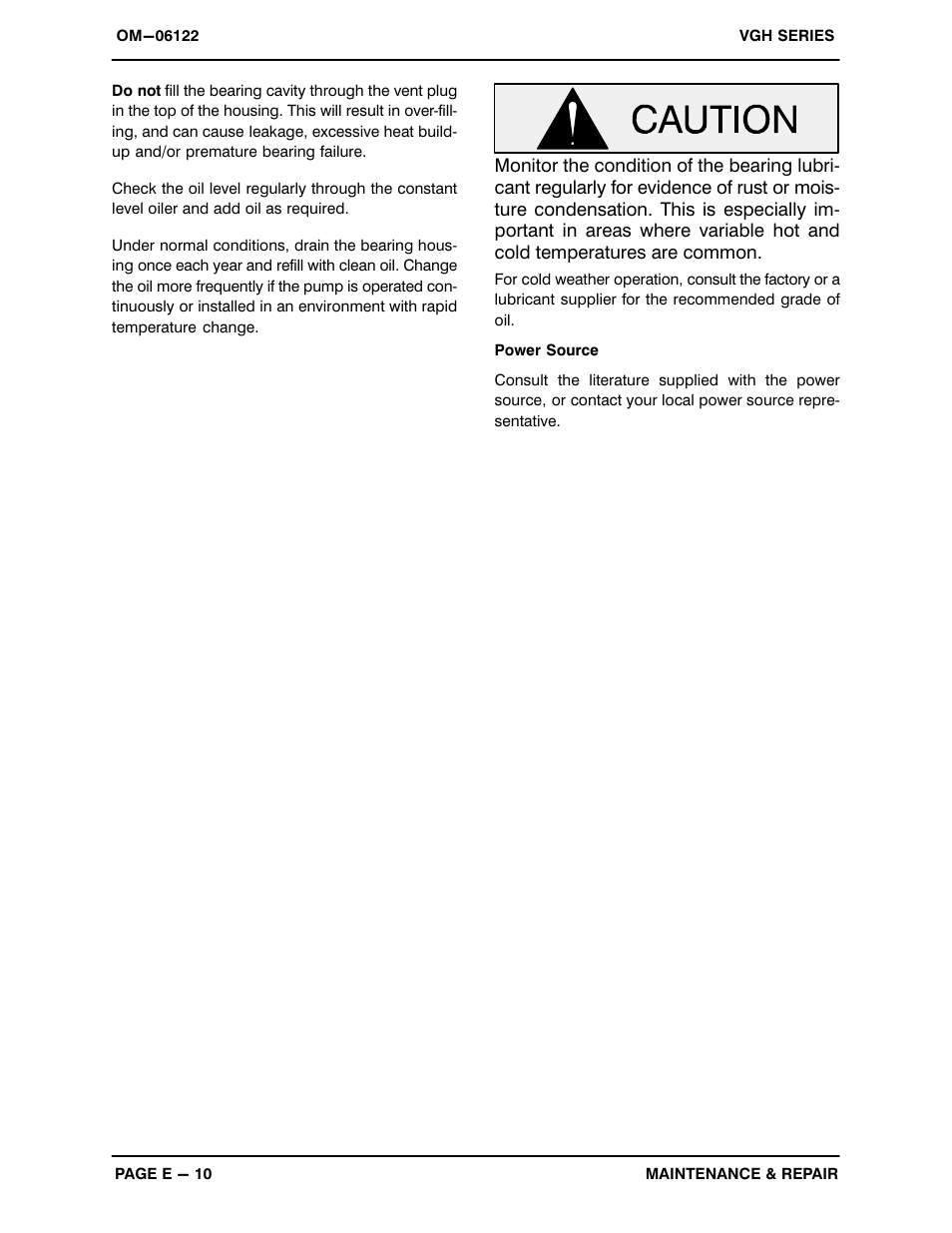 Gorman-Rupp Pumps VGH2 1/2D31-B 1379872 thru 1208720 User Manual | Page 32 / 33