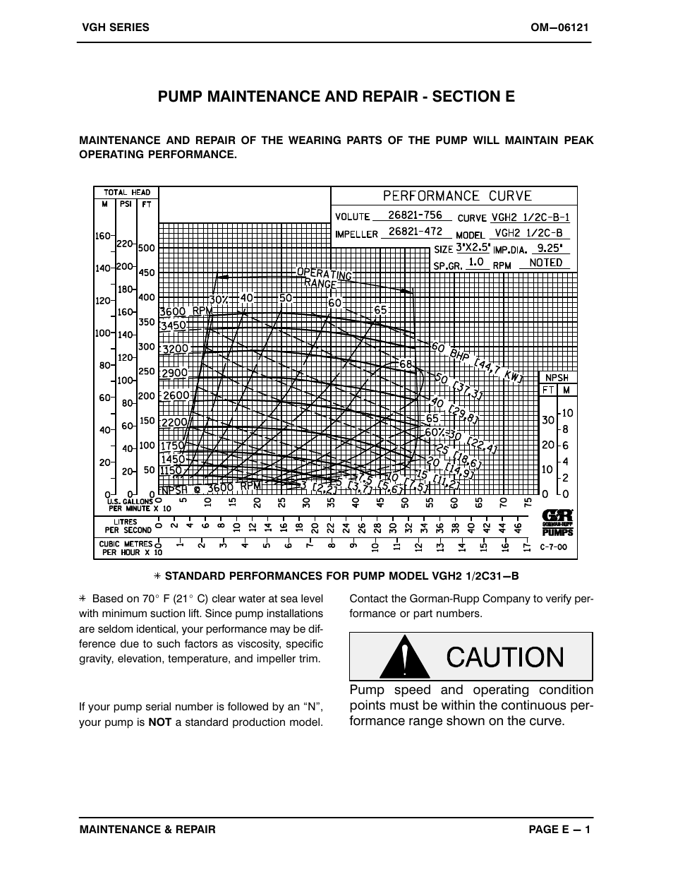 Gorman-Rupp Pumps VGH2 1/2C31-B 1369872 thru 1208718 User Manual | Page 23 / 33