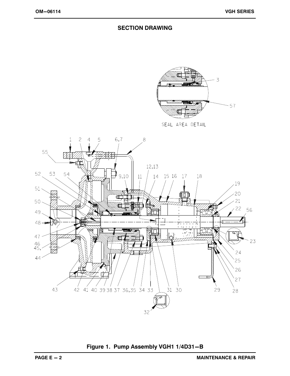 Gorman-Rupp Pumps VGH1 1/4D31-B 1364934 thru 1211819 User Manual | Page 24 / 33