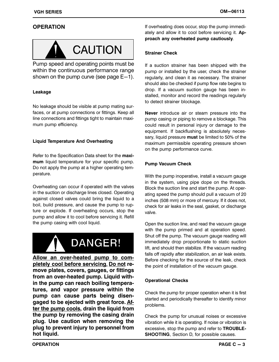 Gorman-Rupp Pumps VGH1 1/4C31-B 1379872 thru 1210741 User Manual | Page 16 / 33