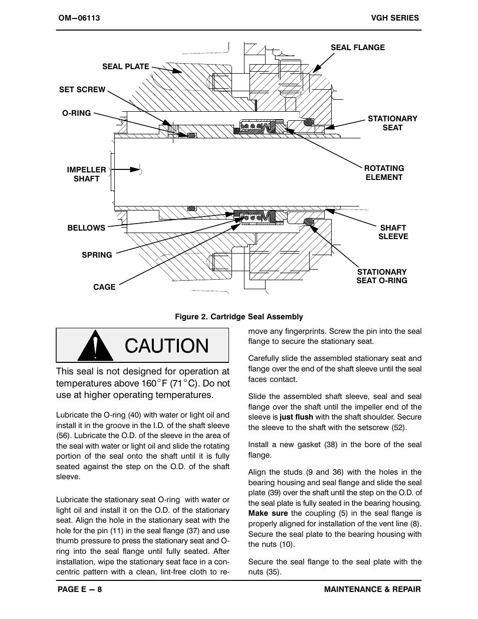 Gorman-Rupp Pumps VGH1 1/4C31-B 1379872 thru 1210741 User Manual | Page 30 / 33