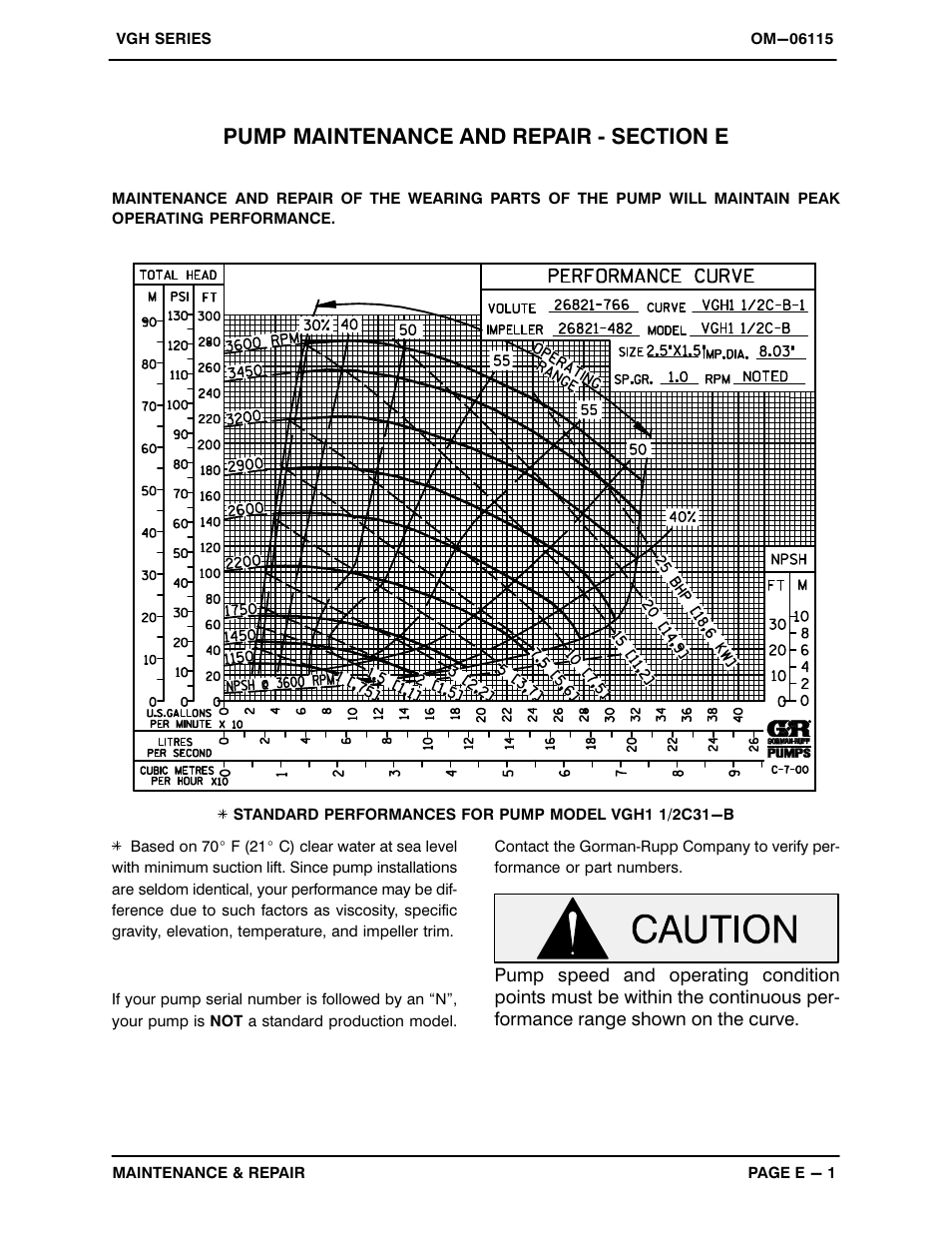 Gorman-Rupp Pumps VGH1 1/2C31-B 1379872 thru 1208714 User Manual | Page 23 / 33