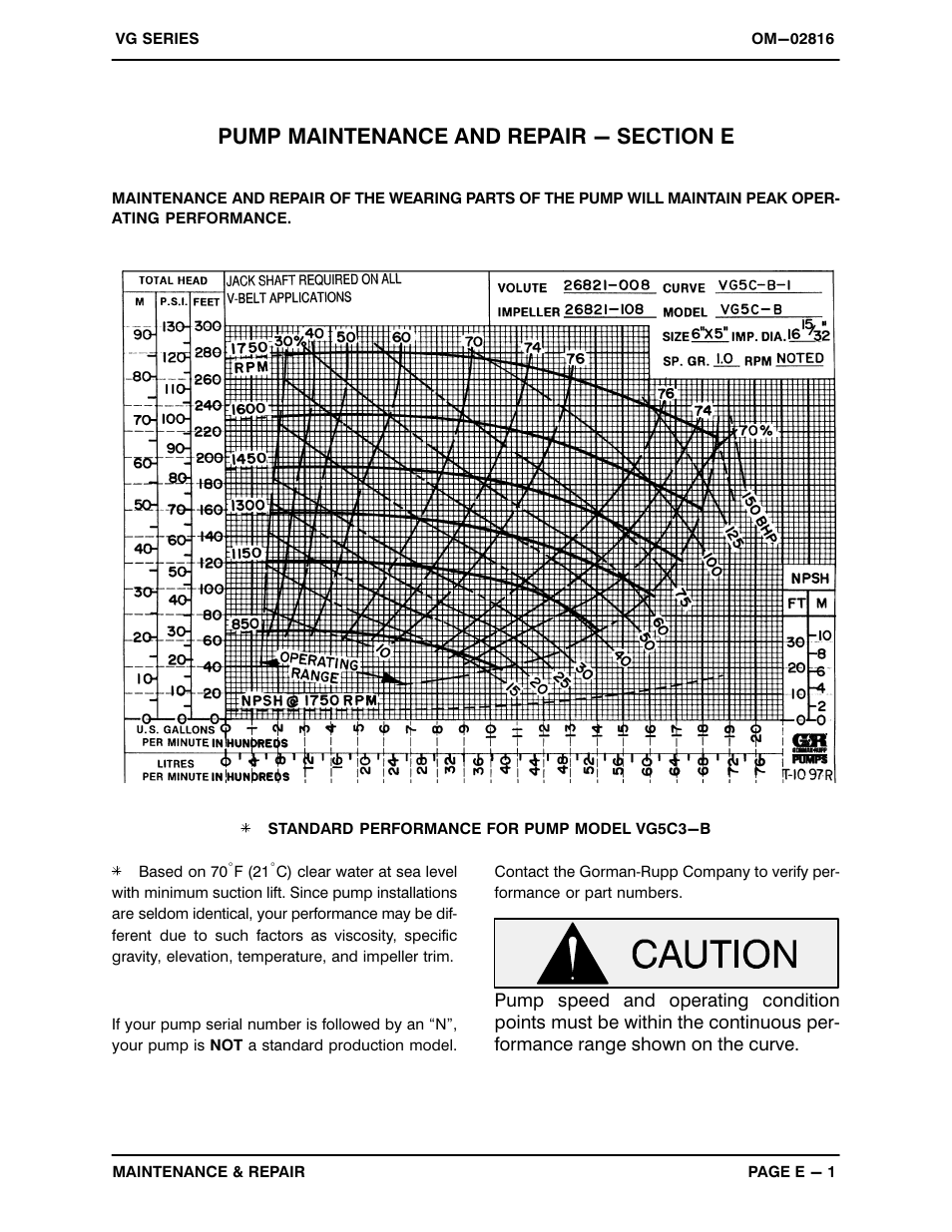 Gorman-Rupp Pumps VG5C3-B 1188885 and up User Manual | Page 22 / 31