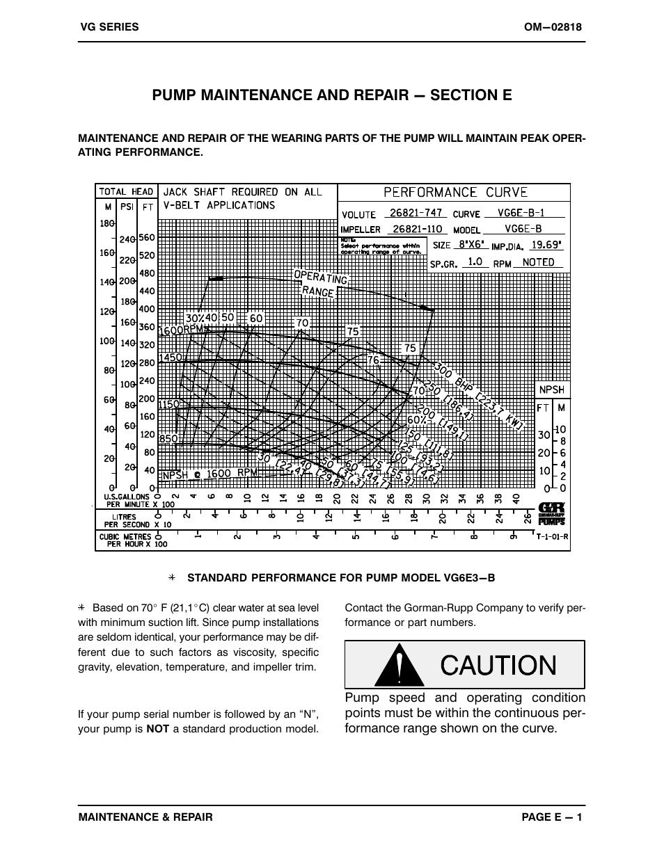 Gorman-Rupp Pumps VG6E3-B 1238969 and up User Manual | Page 21 / 29