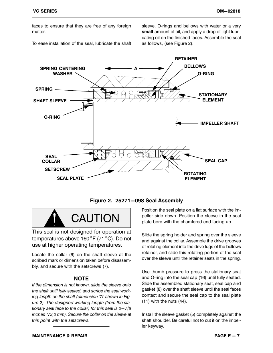 Gorman-Rupp Pumps VG6E3-B 1238969 and up User Manual | Page 27 / 29