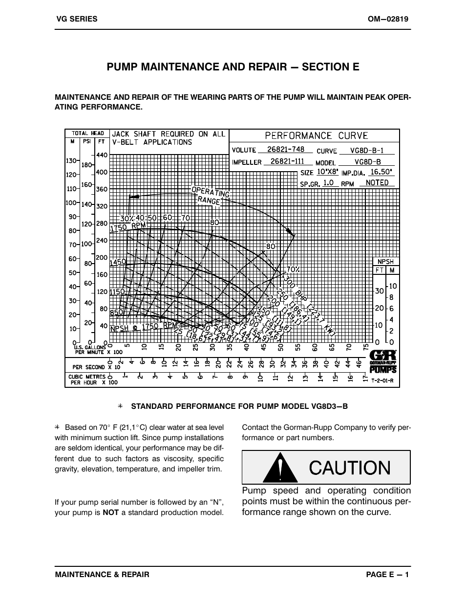 Gorman-Rupp Pumps VG8D3-B 1221466 and up User Manual | Page 21 / 30