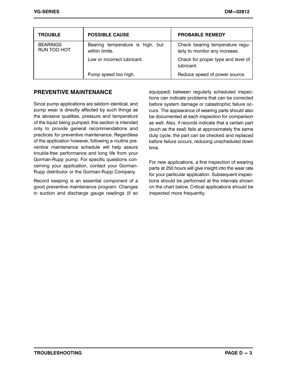 Gorman-Rupp Pumps VG3C3-B 1191580 and up User Manual | Page 19 / 30