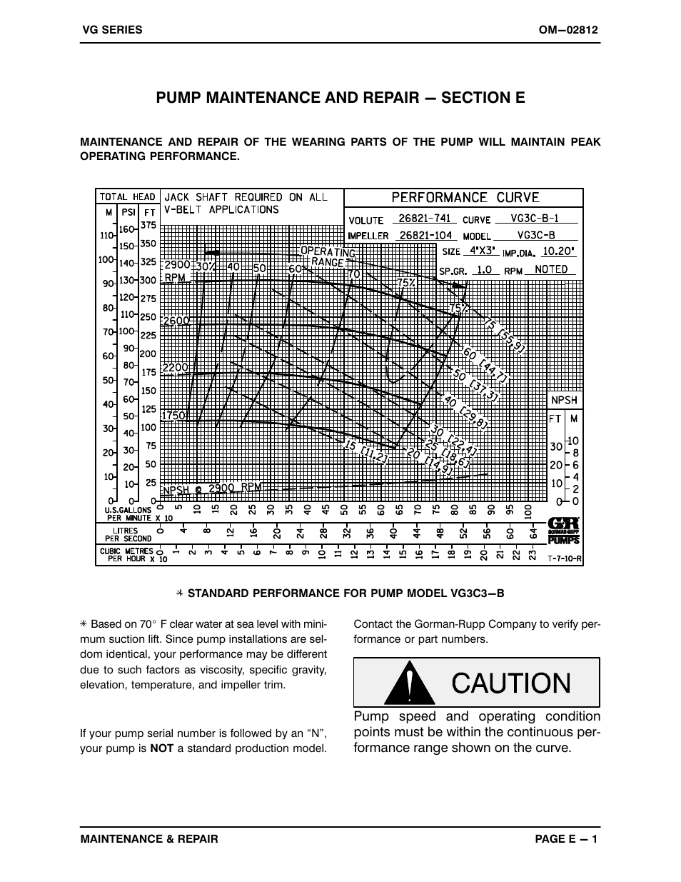 Gorman-Rupp Pumps VG3C3-B 1191580 and up User Manual | Page 21 / 30