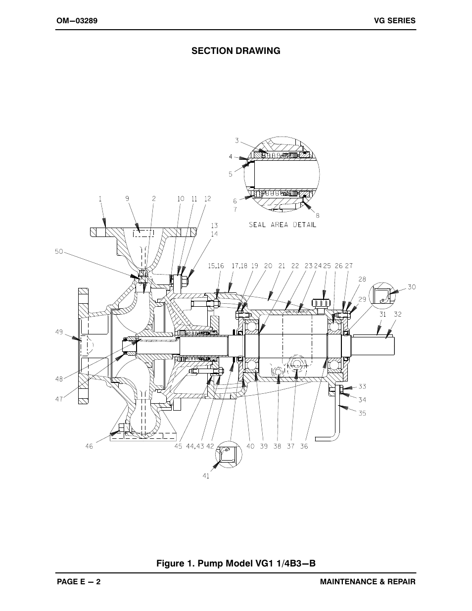 Gorman-Rupp Pumps VG1 1/4B3-B 1260463 and up User Manual | Page 26 / 34