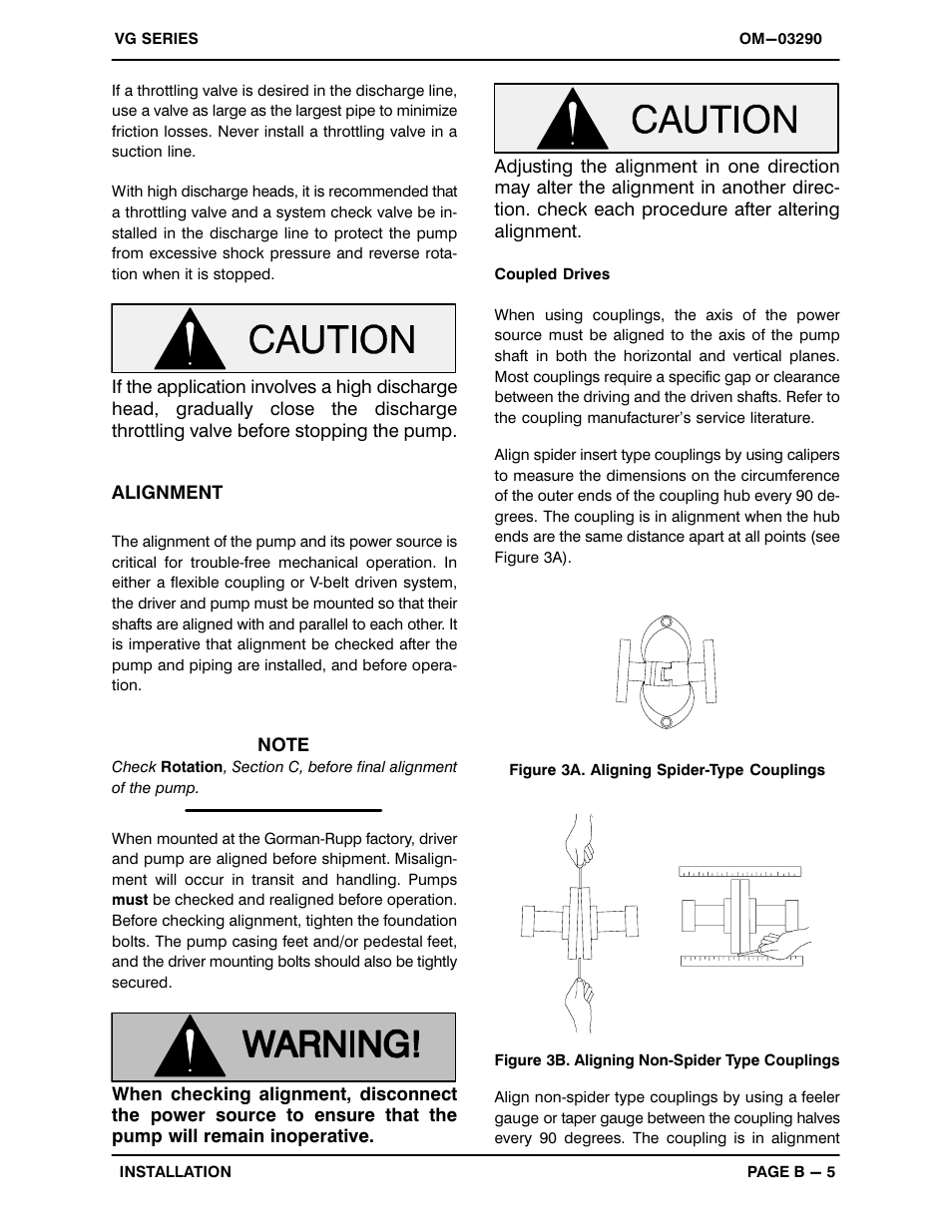 Gorman-Rupp Pumps VG1 1/2C3-B 1316095 and up User Manual | Page 11 / 30