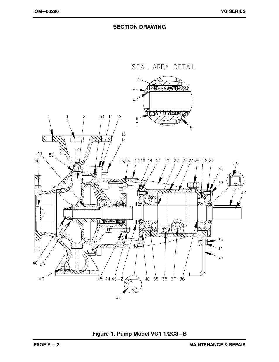 Gorman-Rupp Pumps VG1 1/2C3-B 1316095 and up User Manual | Page 22 / 30