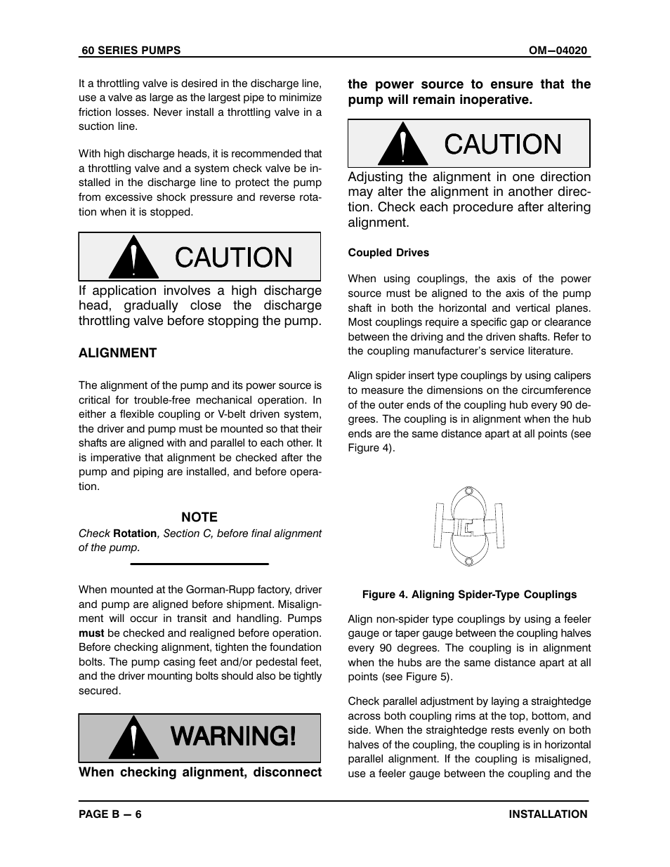 Gorman-Rupp Pumps 62E31-B All serial numbers User Manual | Page 12 / 18