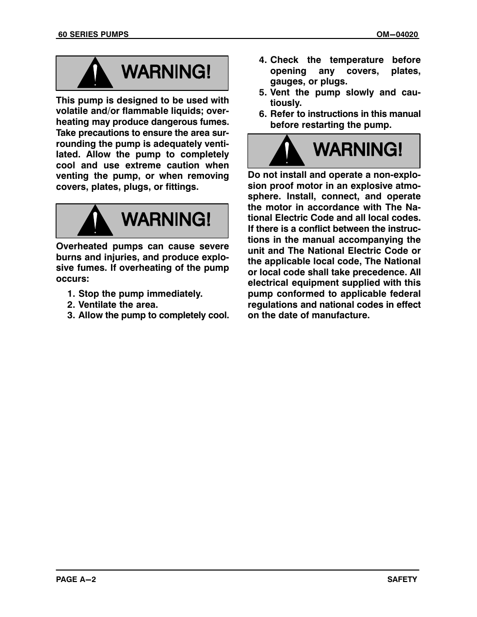 Gorman-Rupp Pumps 62E31-B All serial numbers User Manual | Page 6 / 18