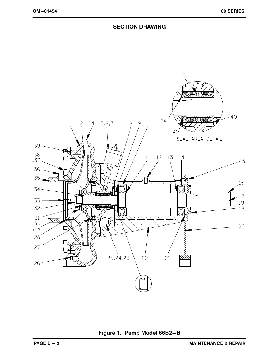 Figure 1. pump model 66b2−b | Gorman-Rupp Pumps 66B2-B 370671 and up User Manual | Page 24 / 34