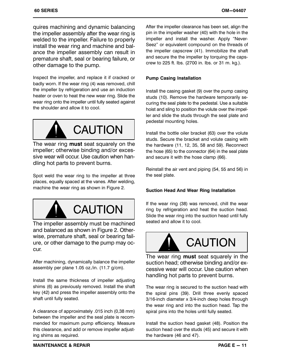 Gorman-Rupp Pumps 612M60-B 1453214 and up User Manual | Page 30 / 32