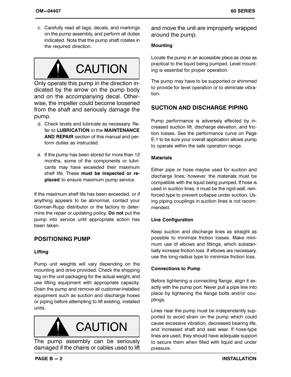 Gorman-Rupp Pumps 612M60-B 1453214 and up User Manual | Page 9 / 32