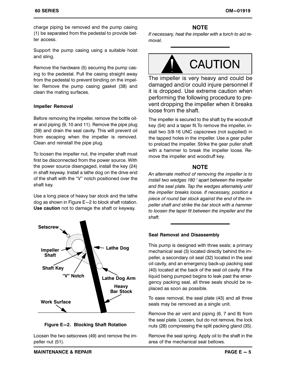 Gorman-Rupp Pumps 612L20B-B 806819 and up User Manual | Page 24 / 32