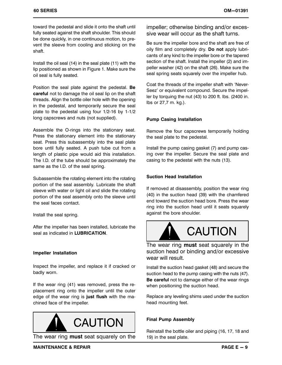 Gorman-Rupp Pumps 610M20-B 688324 and up User Manual | Page 28 / 30