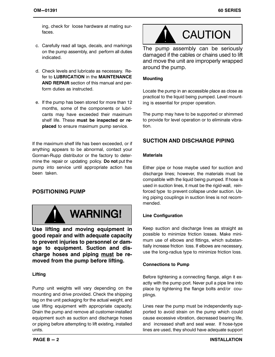 Gorman-Rupp Pumps 610M20-B 688324 and up User Manual | Page 9 / 30