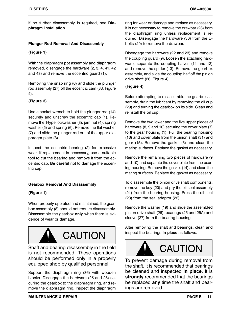 Gorman-Rupp Pumps 3D-E1.5 1P 883504 and up User Manual | Page 27 / 33