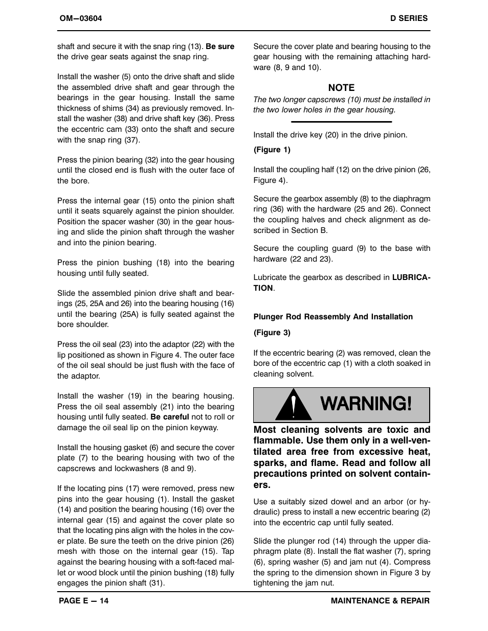 Gorman-Rupp Pumps 3D-E1.5 1P 883504 and up User Manual | Page 30 / 33