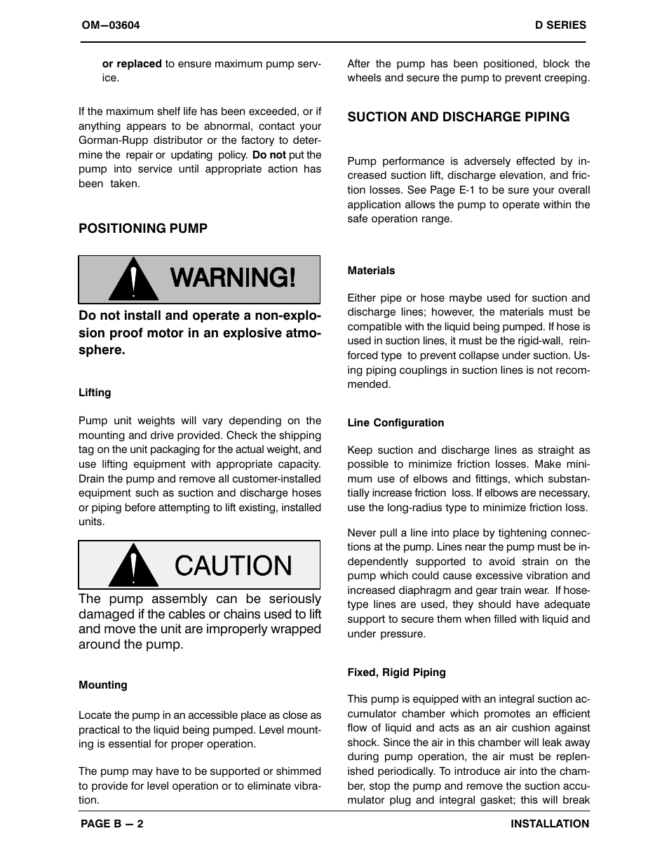 Gorman-Rupp Pumps 3D-E1.5 1P 883504 and up User Manual | Page 9 / 33