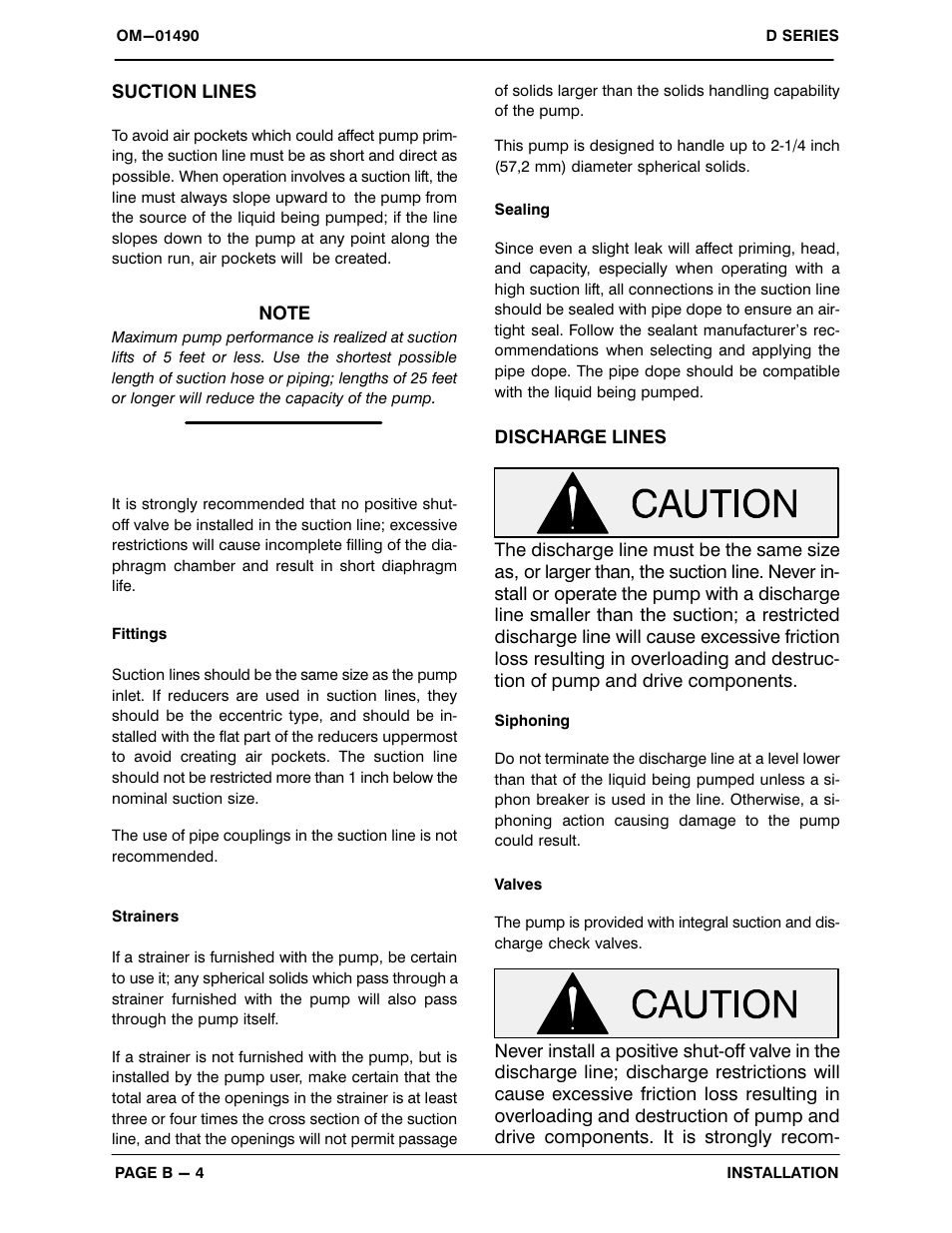 Gorman-Rupp Pumps 3D-B 883512 and up User Manual | Page 11 / 33