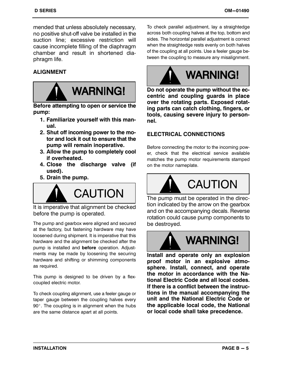 Gorman-Rupp Pumps 3D-B 883512 and up User Manual | Page 12 / 33