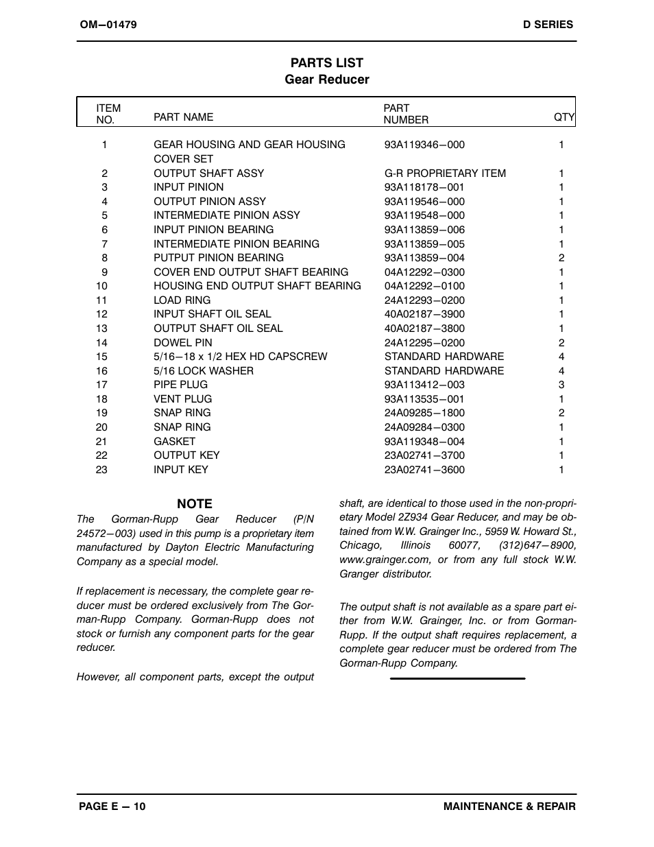 Gorman-Rupp Pumps 2D-X.75 3P 652300 thru 1462003 User Manual | Page 26 / 27